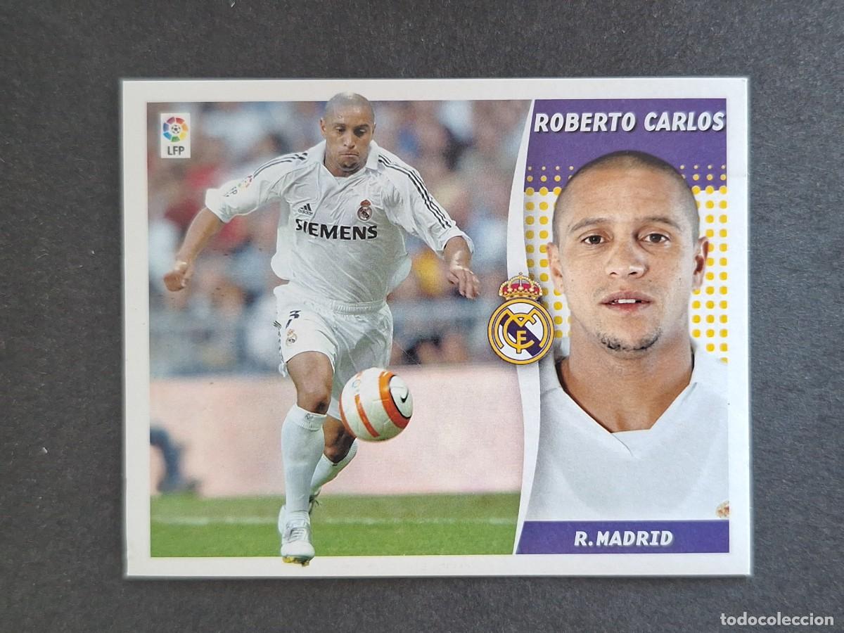 Cromos de f&uacute;tbol: L6 ROBERTO CARLOS REAL MADRID LIGA ESTE 2006 2007 06 07 NUNCA PEGADO SIN PEGAR