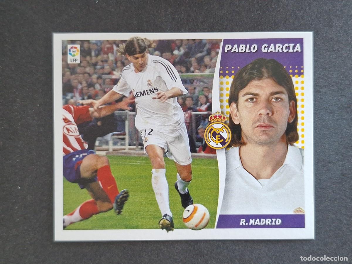 Cromos de f&uacute;tbol: L6 PABLO GARCIA REAL MADRID LIGA ESTE 2006 2007 06 07 NUNCA PEGADO SIN PEGAR