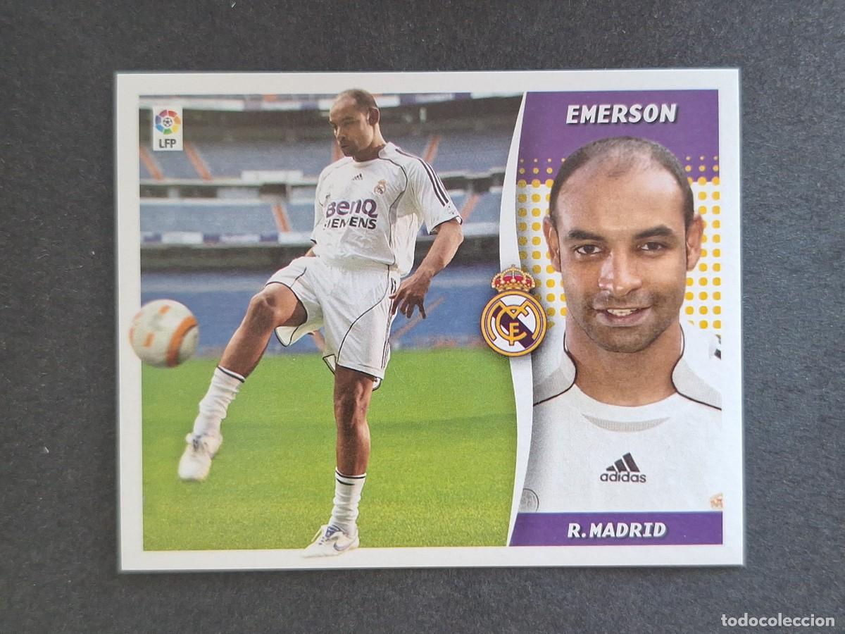 Cromos de f&uacute;tbol: L6 EMERSON REAL MADRID LIGA ESTE 2006 2007 06 07 NUNCA PEGADO SIN PEGAR