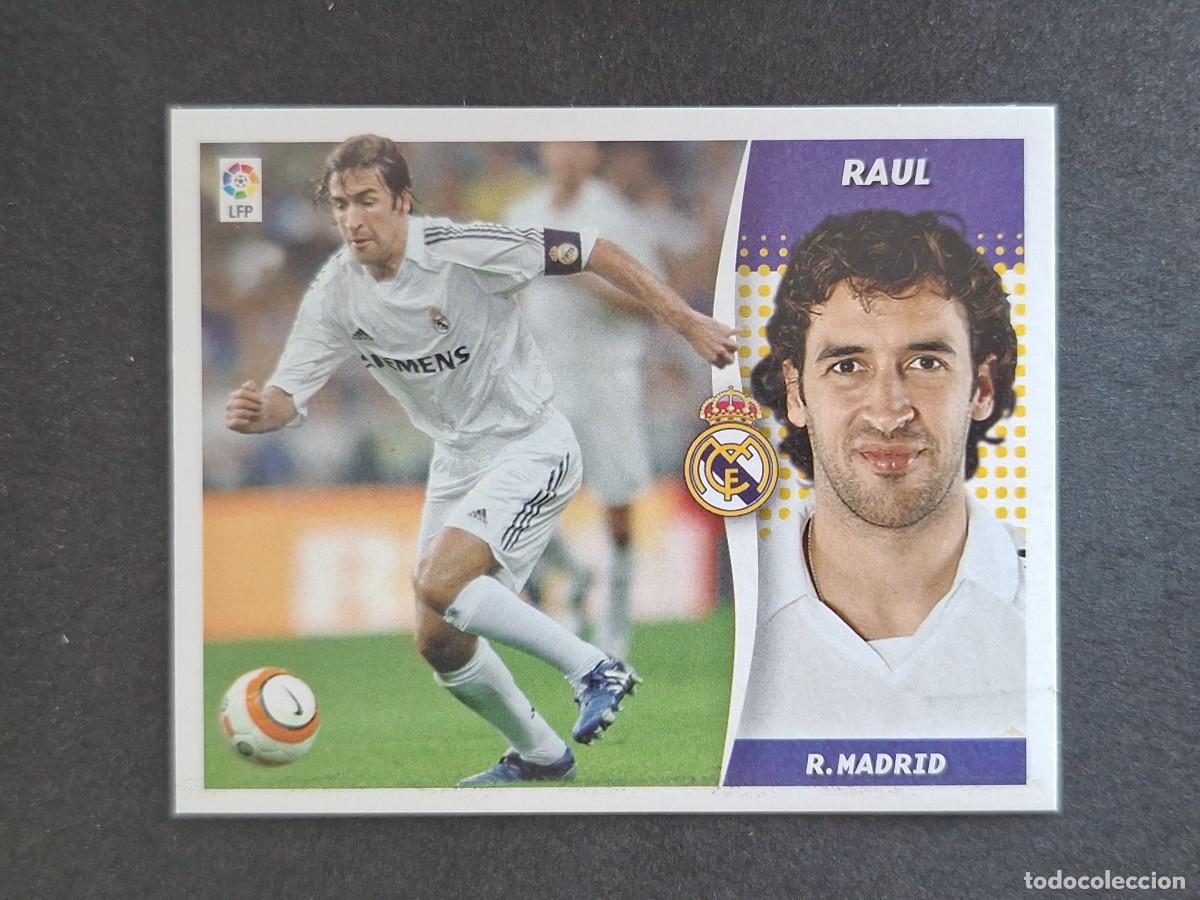 Cromos de f&uacute;tbol: L6 RAUL REAL MADRID LIGA ESTE 2006 2007 06 07 NUNCA PEGADO SIN PEGAR