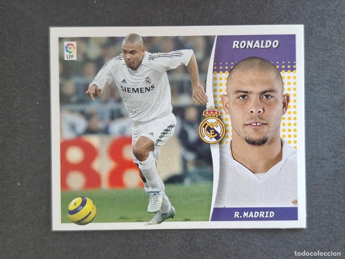 Cromos de f&uacute;tbol: L6 RONALDO REAL MADRID LIGA ESTE 2006 2007 06 07 NUNCA PEGADO SIN PEGAR