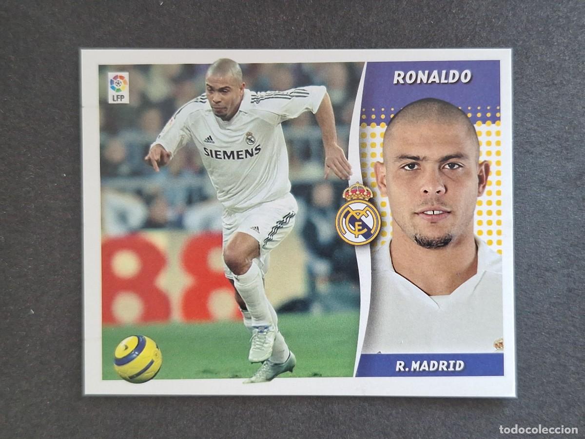 Cromos de f&uacute;tbol: L6 RONALDO REAL MADRID LIGA ESTE 2006 2007 06 07 NUNCA PEGADO SIN PEGAR