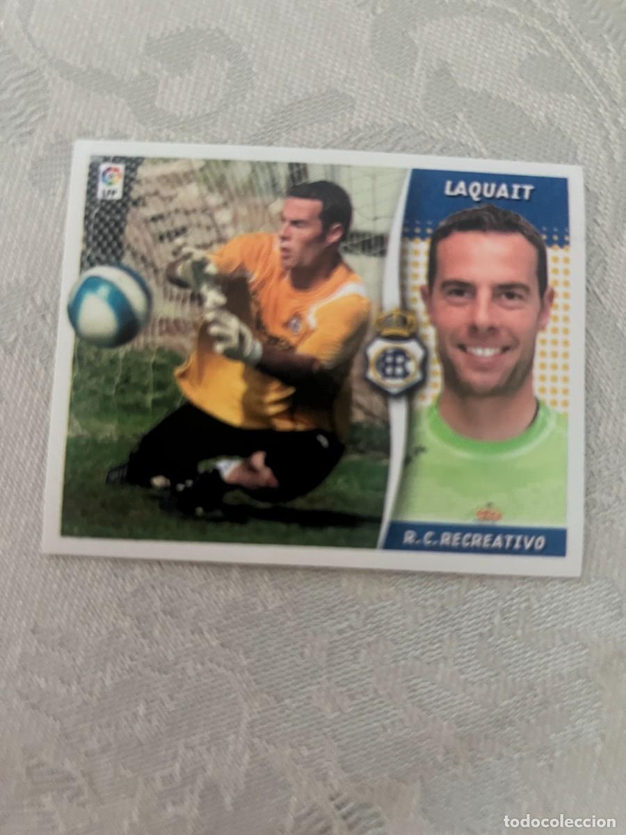 Cromos de f&uacute;tbol: LAQUAIT RECREATIVO DE HUELVA COLOCA SIN PEGAR LIGA ESTE 2006 2007