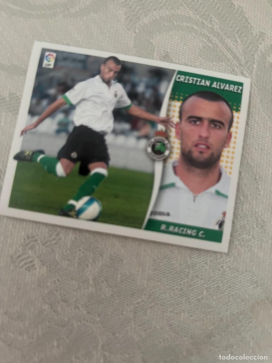 Cromos de f&uacute;tbol: CRISTIAN &Aacute;LVAREZ RACING COLOCA SIN PEGAR LIGA ESTE 2006 2007