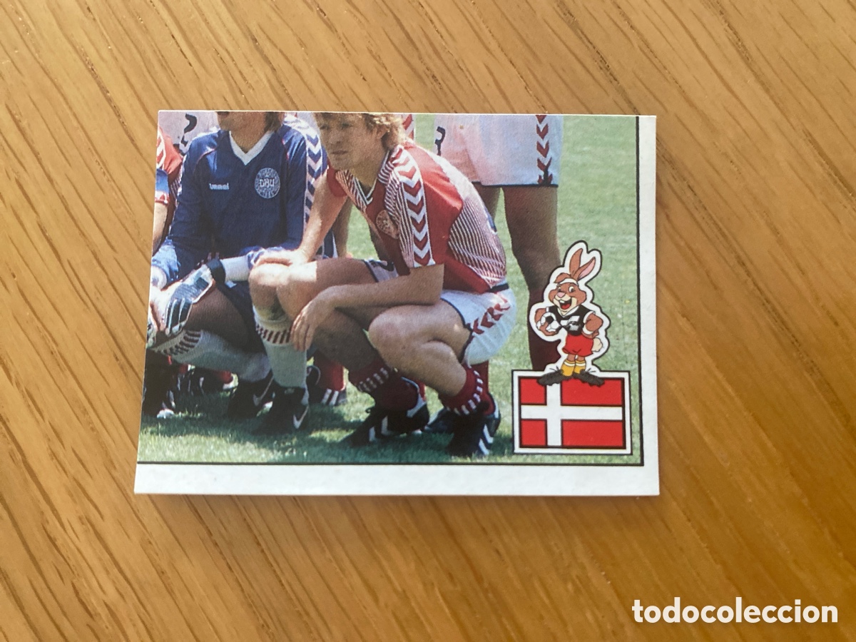 Cartes &agrave; collectionner de Football: Cromo panini euro 88 Alemania n&uacute;mero 102 Denmark - Sticker album eurocup 1988 Germany