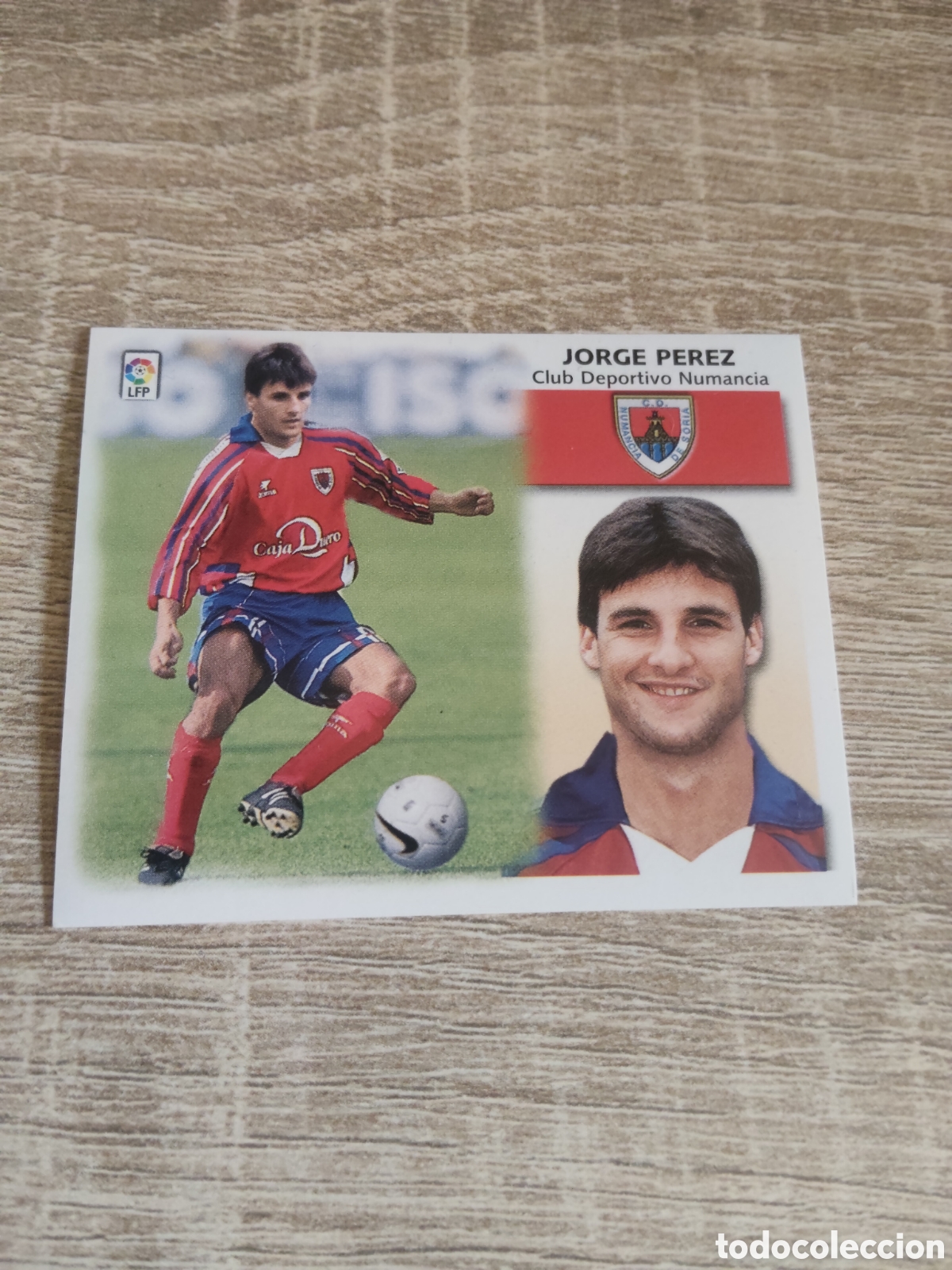 Cromos de f&uacute;tbol: Jorge P&eacute;rez fichaje 15 Numancia liga 1999 2000 99 00 ediciones este nuevo