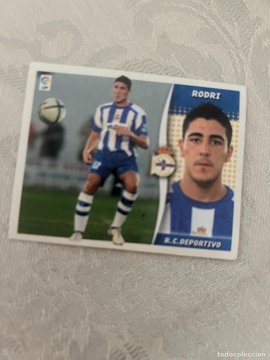 Cromos de f&uacute;tbol: RODRI DEPORTIVO COLOCA SIN PEGAR LIGA ESTE 2006 2007