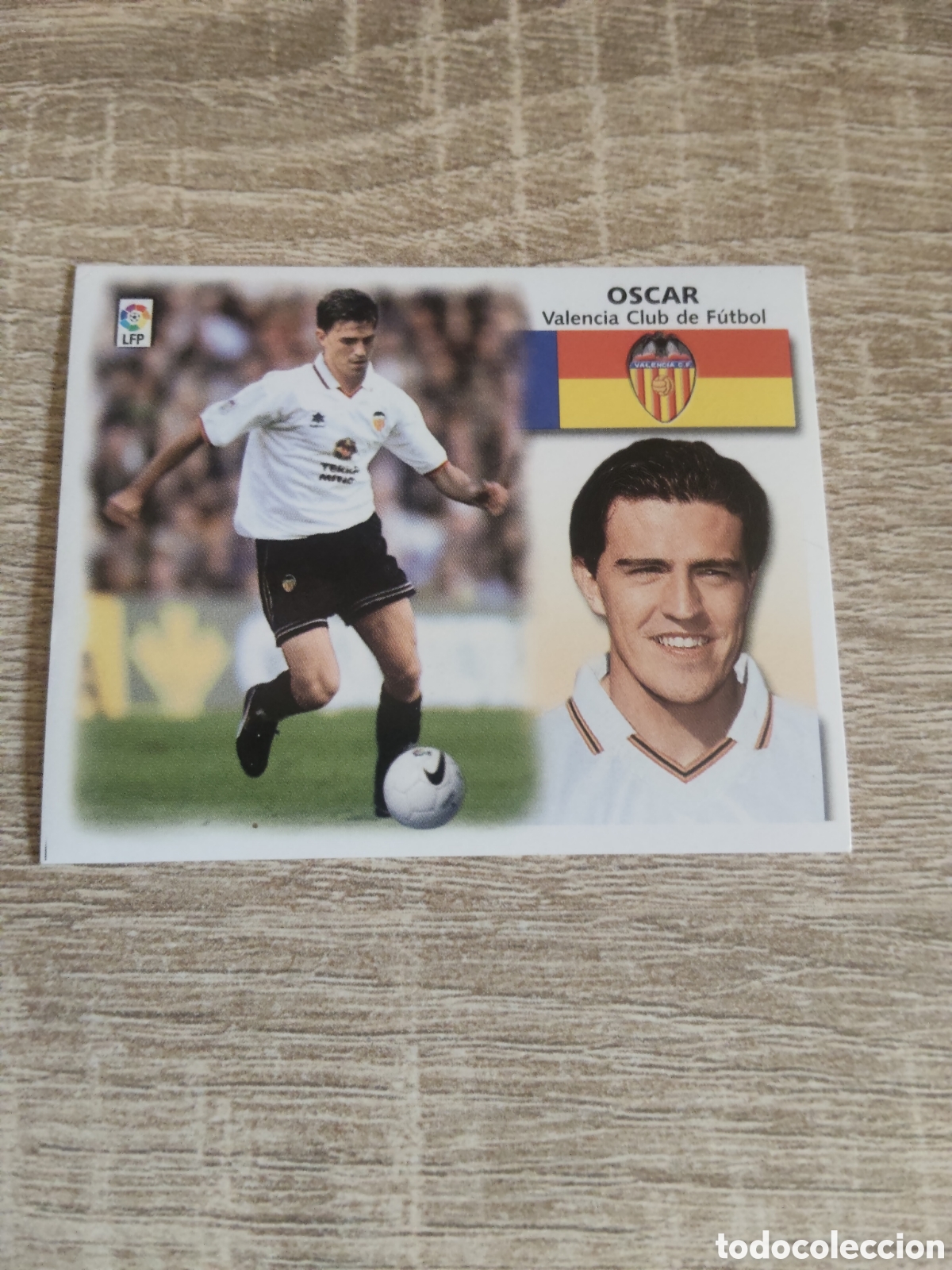 Cromos de f&uacute;tbol: &Oacute;scar fichaje 16 Valencia liga 1999 2000 99 00 ediciones este nuevo