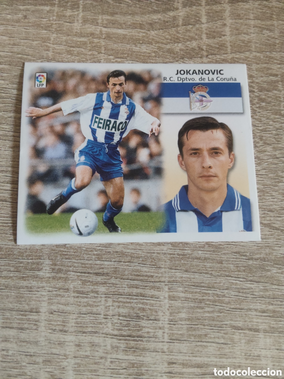 Cromos de f&uacute;tbol: Jokanovic fichaje 18 Deportivo de la Coru&ntilde;a liga 1999 2000 99 00 ediciones este