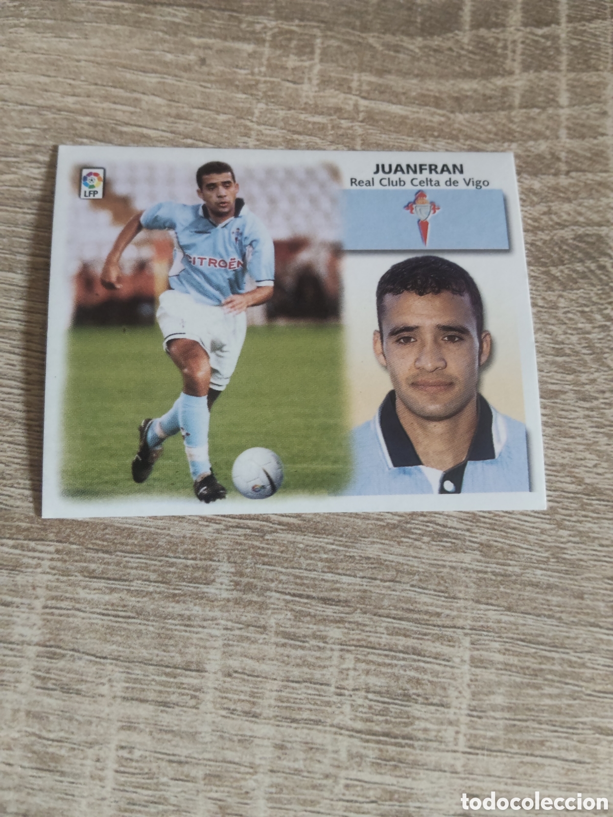 Cromos de f&uacute;tbol: Juanfran fichaje 22 Celta de Vigo liga 1999 2000 99 00 ediciones este nuevo