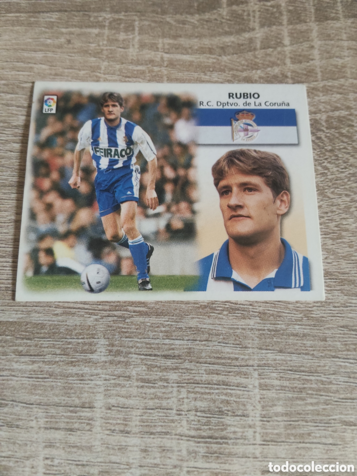 Cromos de f&uacute;tbol: Rubio fichaje 23 Deportivo de la Coru&ntilde;a liga 1999 2000 99 00 ediciones este nuevo