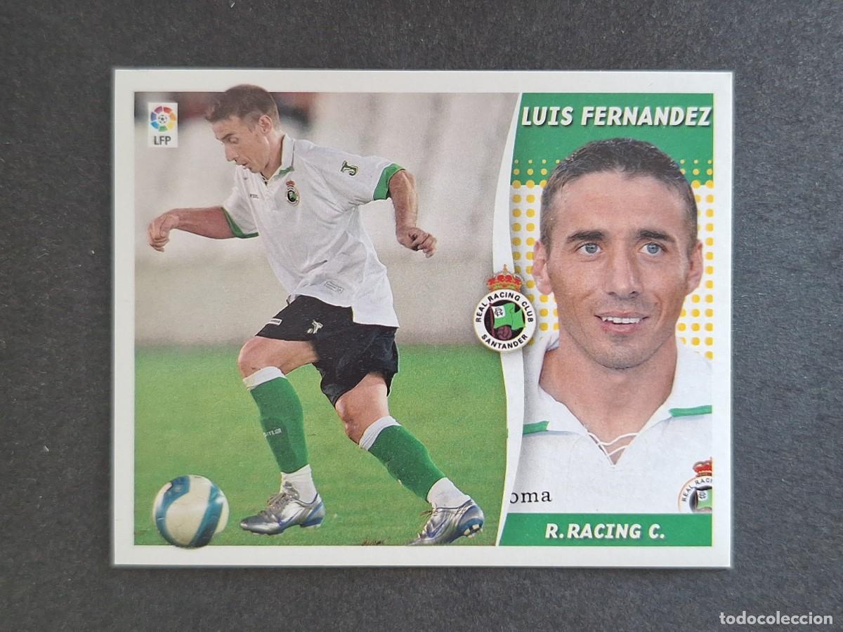 Cromos de f&uacute;tbol: L6 LUIS FERNANDEZ RACING DE SANTANDER LIGA ESTE 2006 2007 06 07 NUNCA PEGADO SIN PEGAR