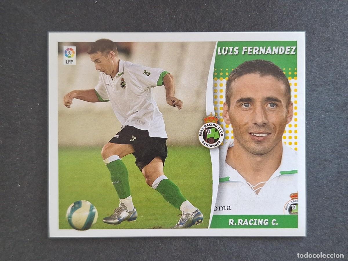 Cromos de f&uacute;tbol: L6 LUIS FERNANDEZ RACING DE SANTANDER LIGA ESTE 2006 2007 06 07 NUNCA PEGADO SIN PEGAR