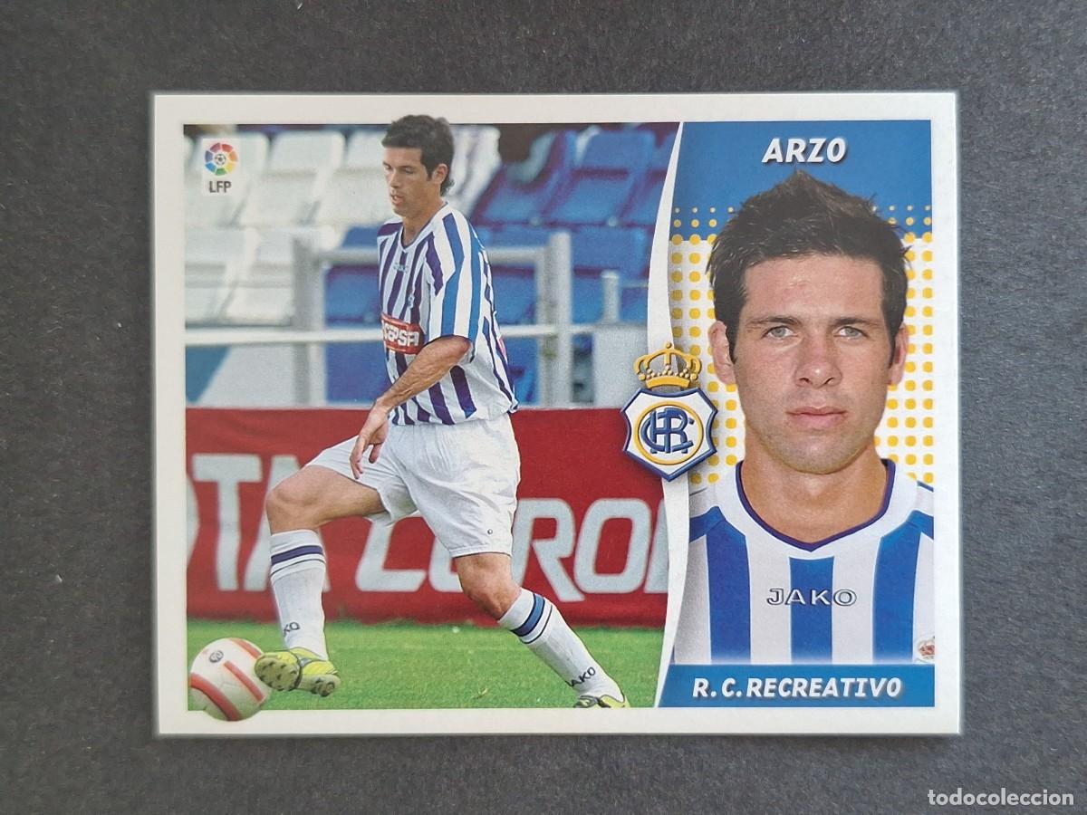 Cromos de f&uacute;tbol: L6 ARZO RECREATIVO DE HUELVA LIGA ESTE 2006 2007 06 07 NUNCA PEGADO SIN PEGAR