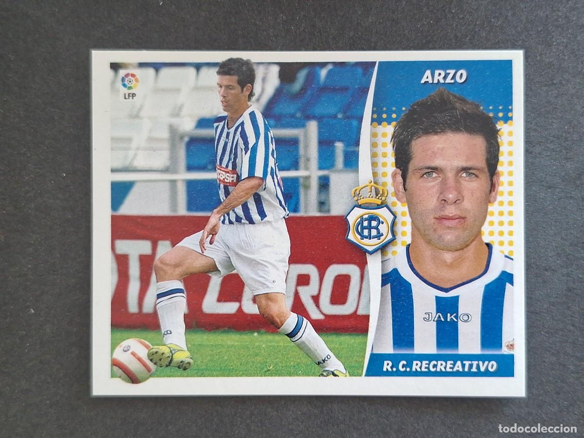 Cromos de f&uacute;tbol: L6 ARZO RECREATIVO DE HUELVA LIGA ESTE 2006 2007 06 07 NUNCA PEGADO SIN PEGAR