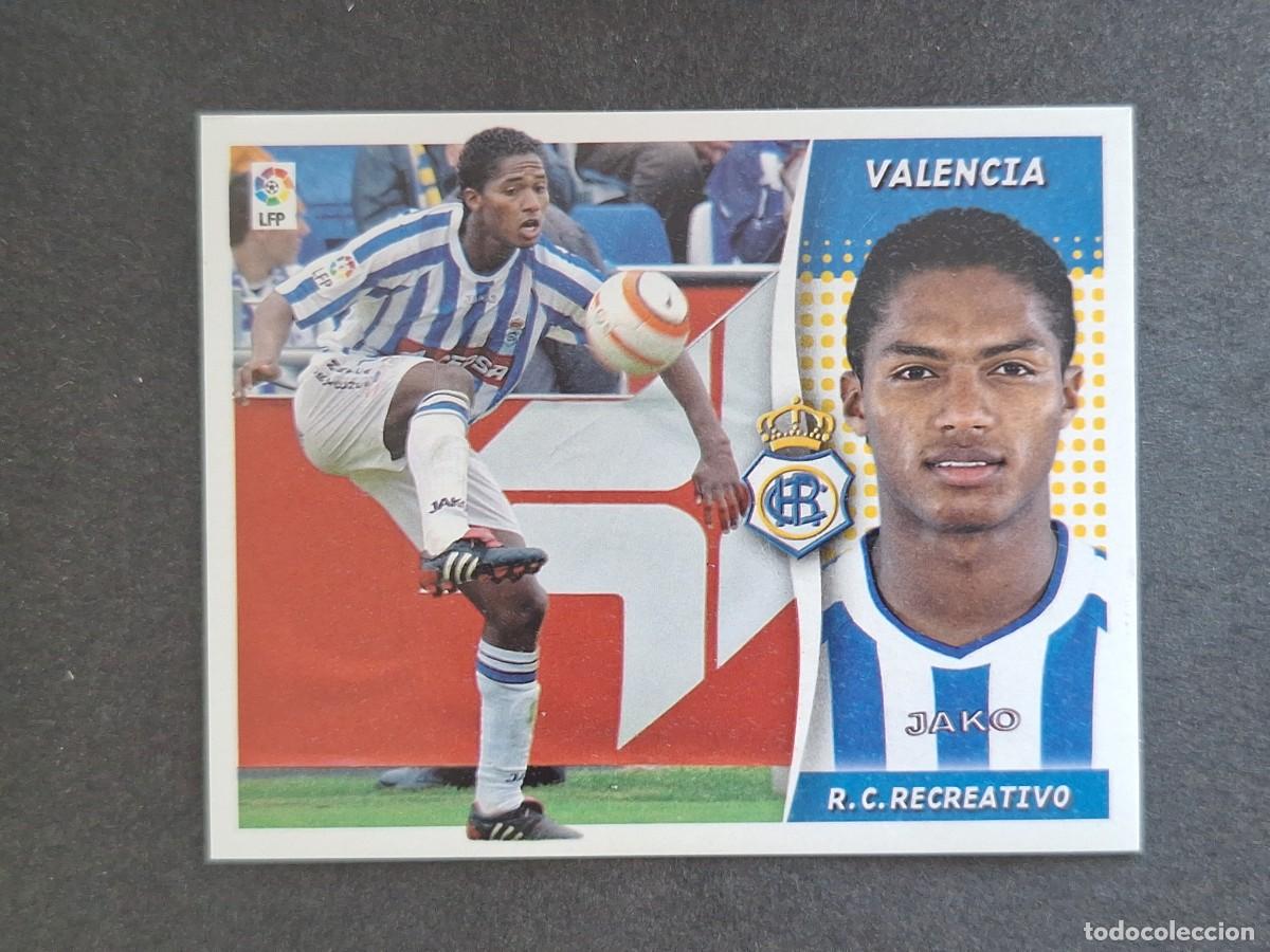 Cromos de f&uacute;tbol: L6 VALENCIA RECREATIVO DE HUELVA LIGA ESTE 2006 2007 06 07 NUNCA PEGADO SIN PEGAR