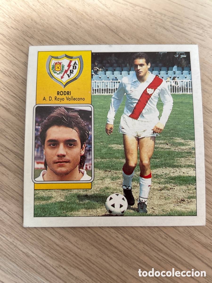 Cromos de Futebol: RODRI RAYO VALLECANO LIGA ESTE 1992 1993 92 93 NUNCA PEGADO SIN PEGAR