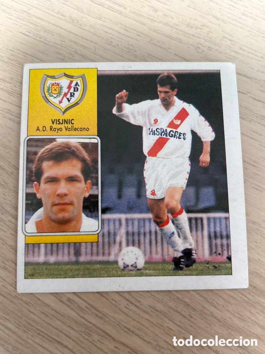 Cartes &agrave; collectionner de Football: VISJNIC RAYO VALLECANO LIGA ESTE 1992 1993 92 93 NUNCA PEGADO SIN PEGAR