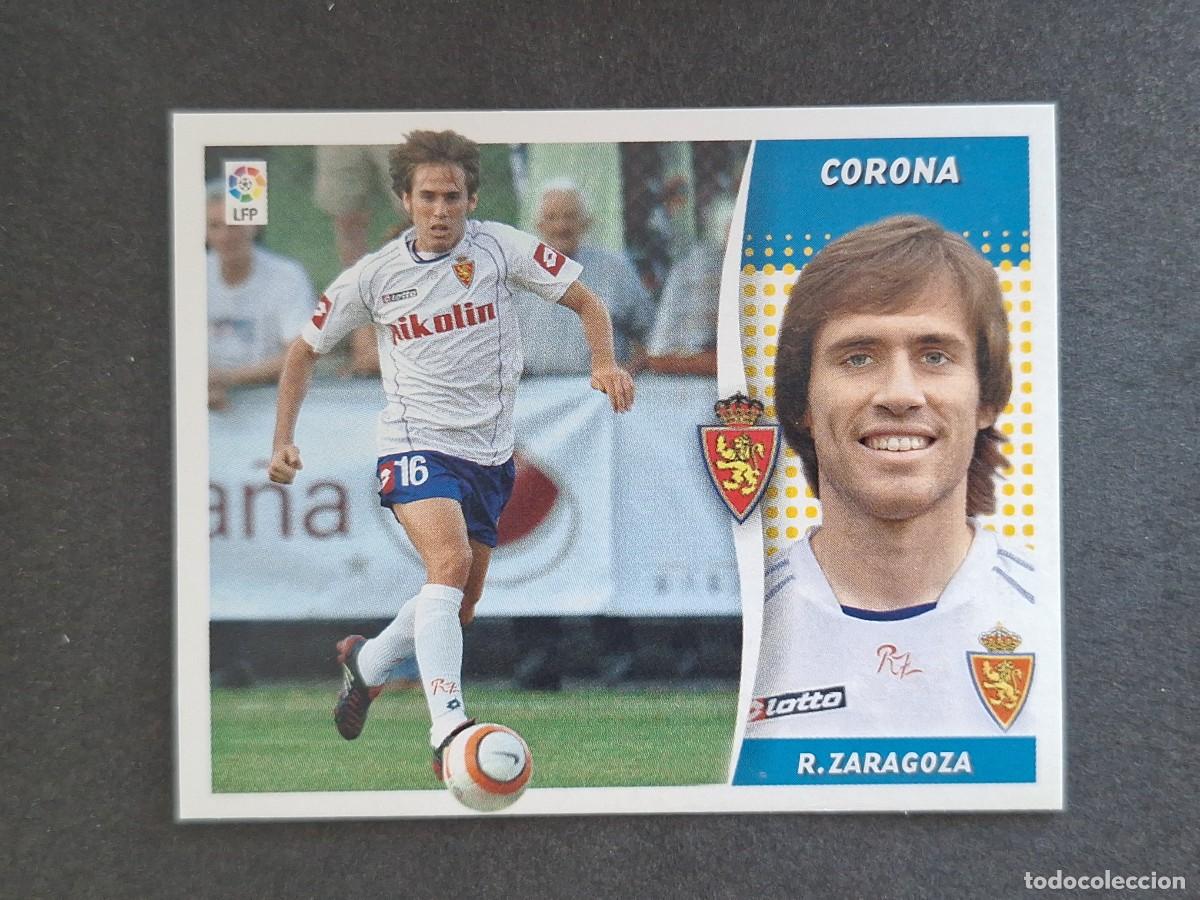 Cromos de f&uacute;tbol: L6 CORONA REAL ZARAGOZA LIGA ESTE 2006 2007 06 07 NUNCA PEGADO SIN PEGAR