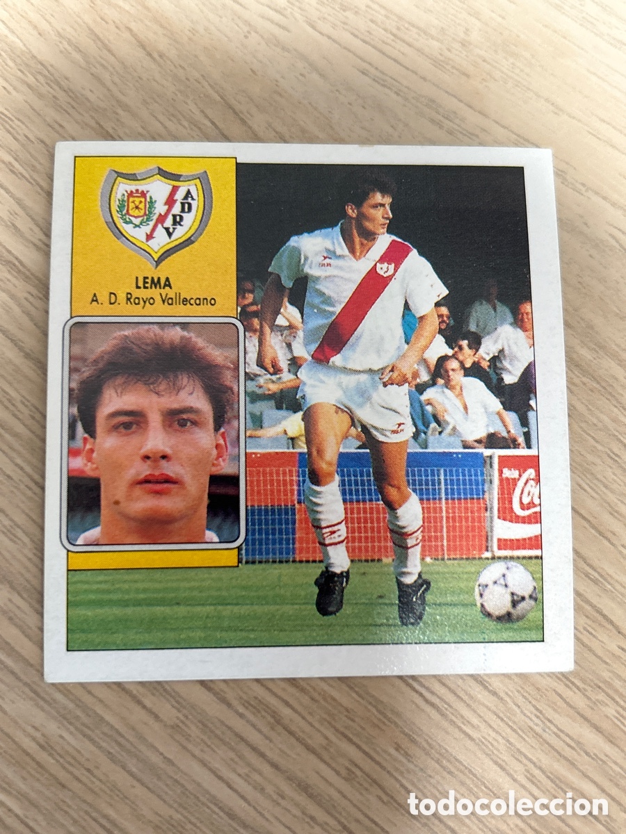 Cartes &agrave; collectionner de Football: LEMA RAYO VALLECANO LIGA ESTE 1992 1993 92 93 NUNCA PEGADO SIN PEGAR