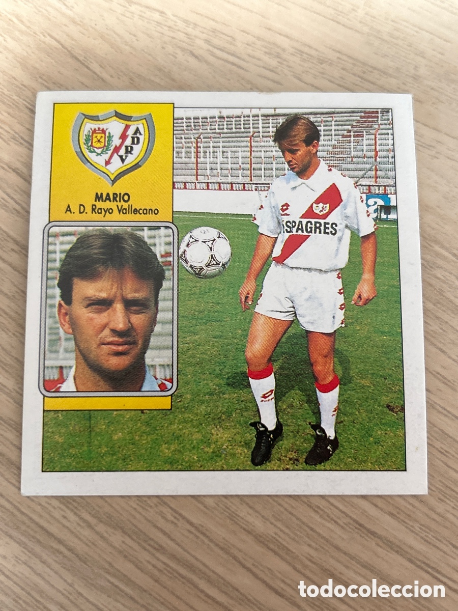 Cartes &agrave; collectionner de Football: MARIO RAYO VALLECANO LIGA ESTE 1992 1993 92 93 NUNCA PEGADO SIN PEGAR
