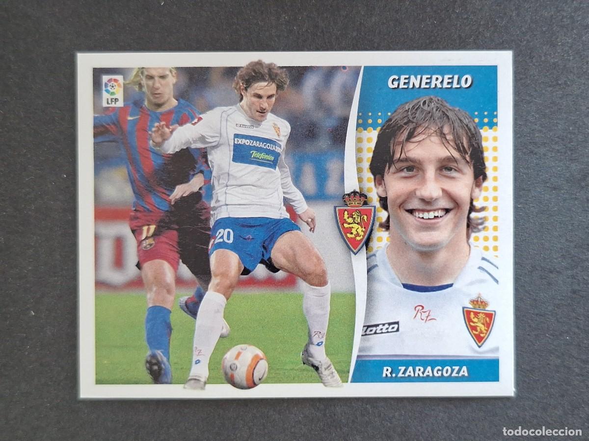 Cromos de f&uacute;tbol: L6 GENERELO REAL ZARAGOZA LIGA ESTE 2006 2007 06 07 NUNCA PEGADO SIN PEGAR