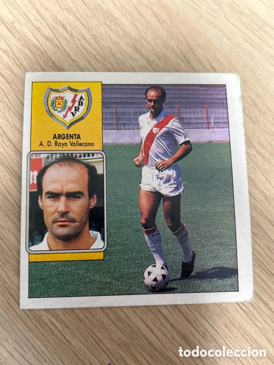Football Stickers: ARGENTA RAYO VALLECANO LIGA ESTE 1992 1993 92 93 NUNCA PEGADO SIN PEGAR