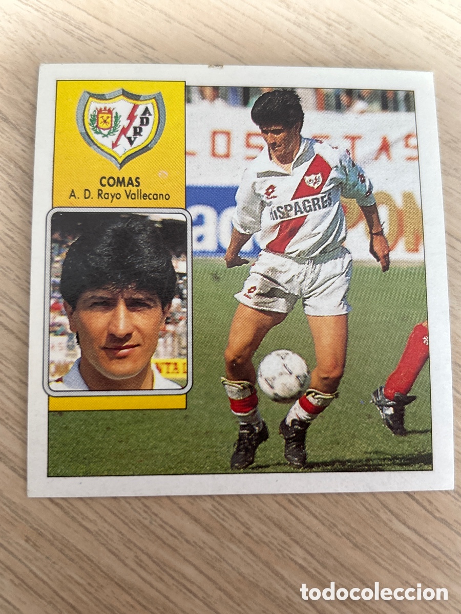 Cromos de f&uacute;tbol: COMAS RAYO VALLECANO LIGA ESTE 1992 1993 92 93 NUNCA PEGADO SIN PEGAR