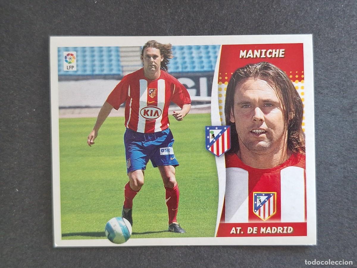 Cromos de f&uacute;tbol: L6 MANICHE ATLETICO DE MADRID COLOCA LIGA ESTE 2006 2007 06 07 NUNCA PEGADO SIN PEGAR