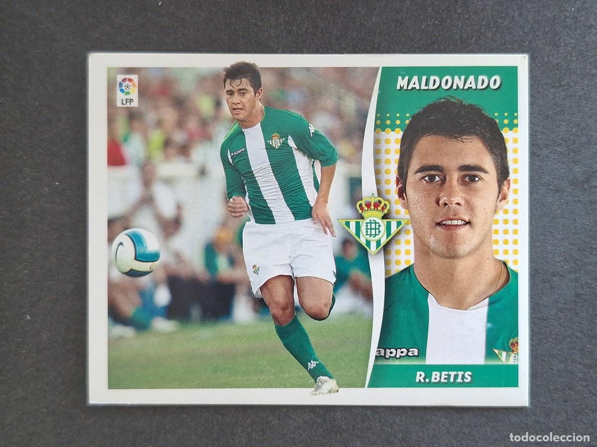 Cromos de f&uacute;tbol: L6 MALDONADO REAL BETIS BALOMPIE COLOCA LIGA ESTE 2006 2007 06 07 NUNCA PEGADO SIN PEGAR