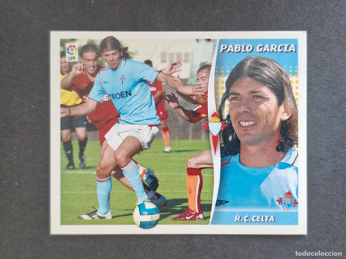 Cromos de f&uacute;tbol: L6 PABLO GARCIA CELTA DE VIGO COLOCA LIGA ESTE 2006 2007 06 07 NUNCA PEGADO SIN PEGAR