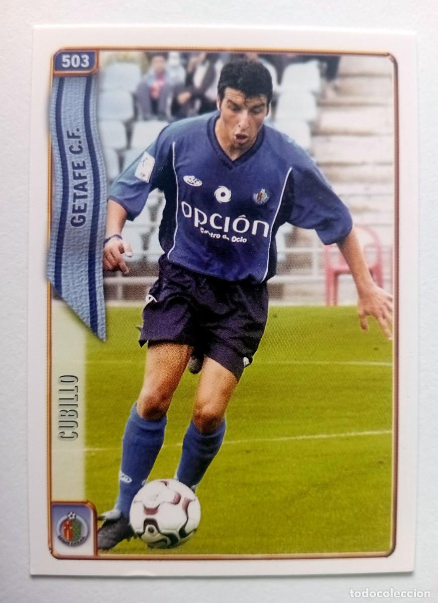 Cromos de f&uacute;tbol: CROMO FUTBOL GETAFE C.F. MUNDI CROMO 2004-2005: CUBILLO
