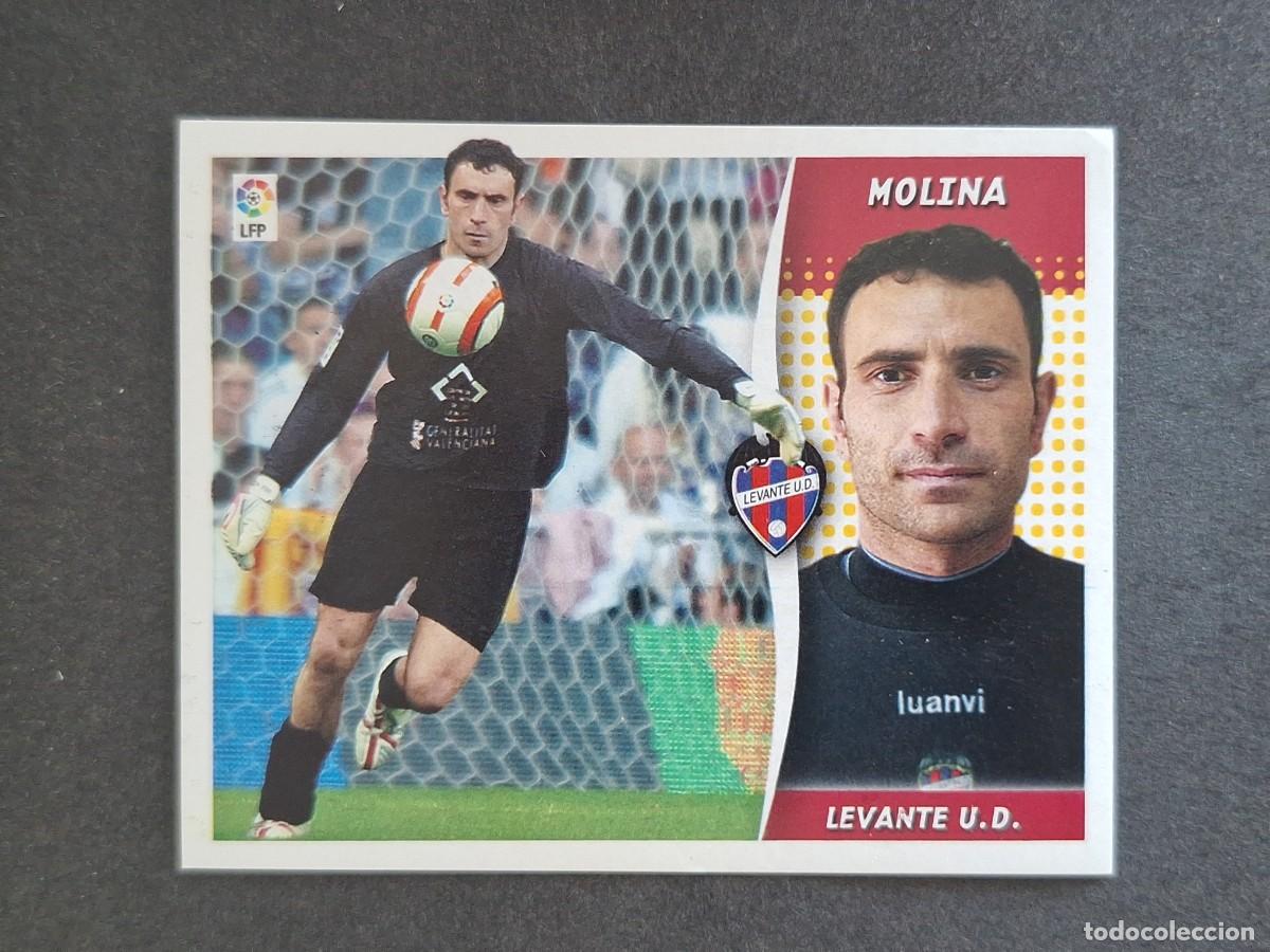 Cromos de f&uacute;tbol: L6 MOLINA LEVANTE U. D. COLOCA LIGA ESTE 2006 2007 06 07 NUNCA PEGADO SIN PEGAR