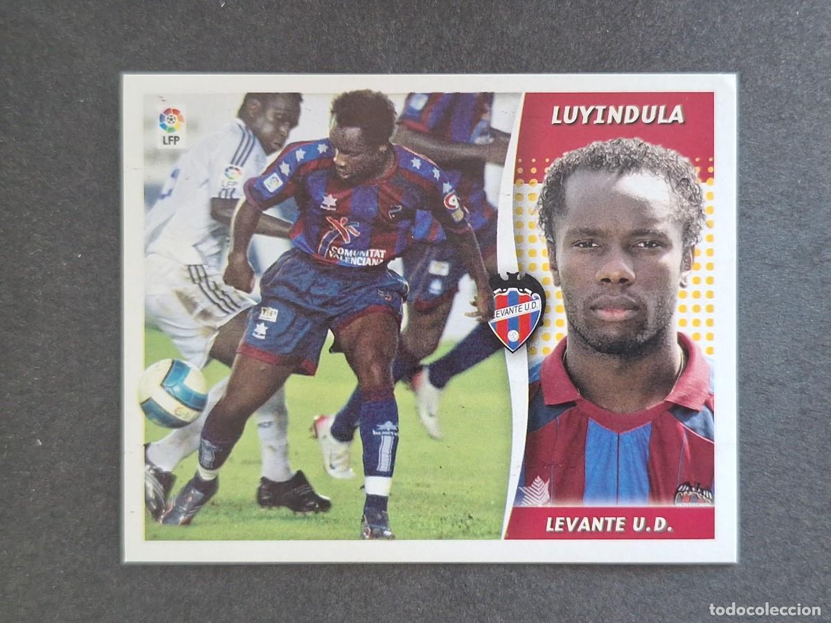 Cromos de f&uacute;tbol: L6 LUYINDULA LEVANTE U. D. COLOCA LIGA ESTE 2006 2007 06 07 NUNCA PEGADO SIN PEGAR