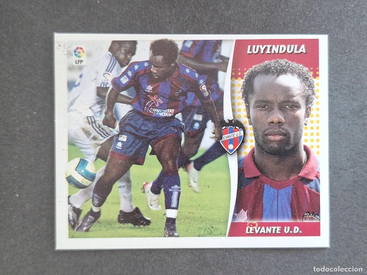 Cromos de f&uacute;tbol: L6 LUYINDULA LEVANTE U. D. COLOCA LIGA ESTE 2006 2007 06 07 NUNCA PEGADO SIN PEGAR