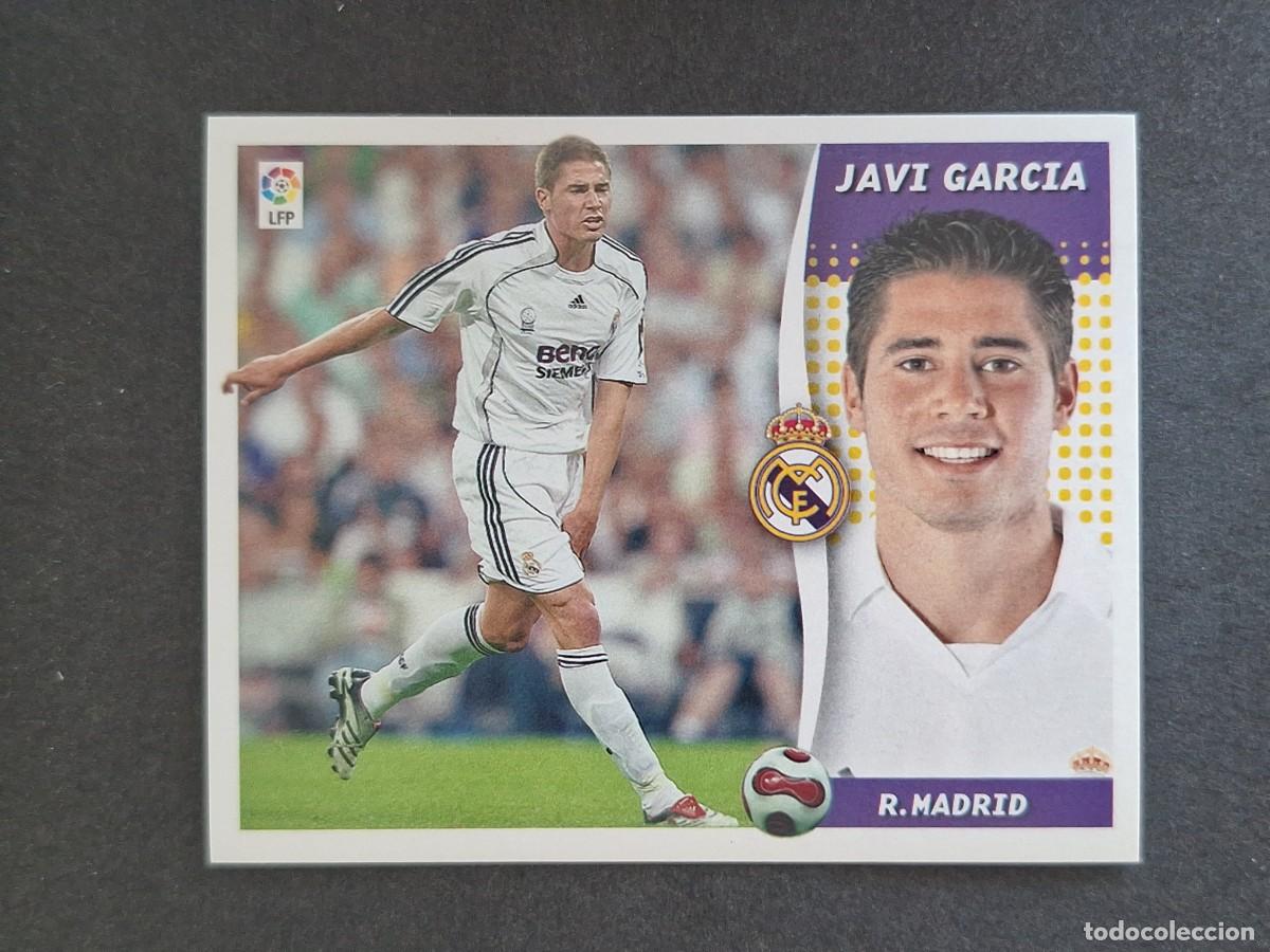 Cromos de f&uacute;tbol: L6 JAVI GARCIA REAL MADRID COLOCA LIGA ESTE 2006 2007 06 07 NUNCA PEGADO SIN PEGAR