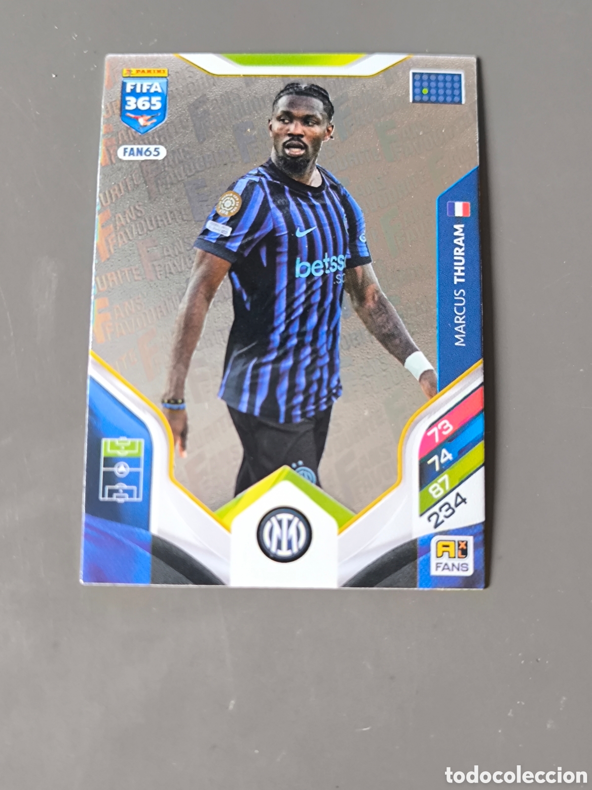 Cromos de f&uacute;tbol: MARCUS THURAM Fans 65 Inter de Milan FIFA 365 2026