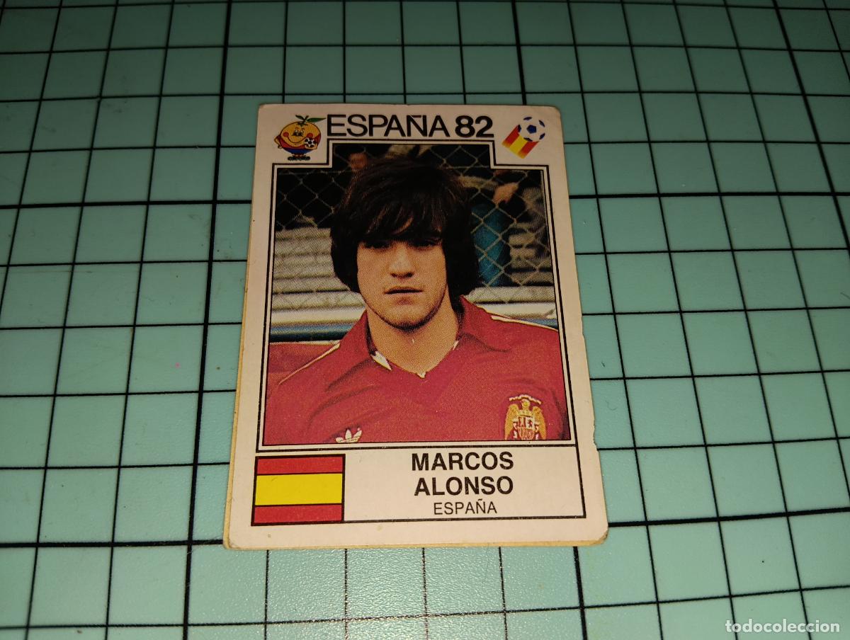 Football Stickers: Cromo de Futbol Marcos Alonso 304 Espa&ntilde;a 82