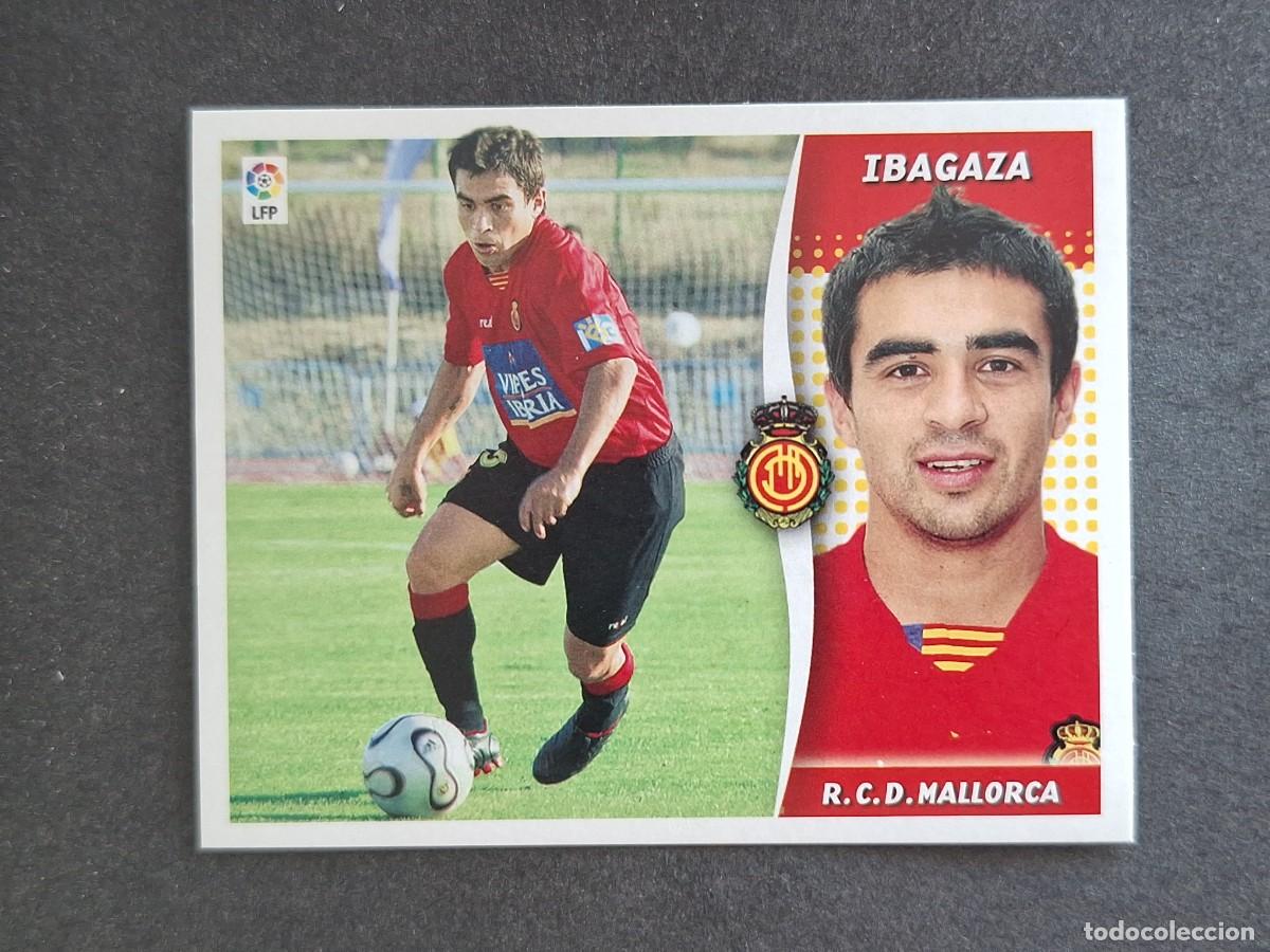 Football Stickers: L6 IBAGAZA R. C. D. MALLORCA COLOCA LIGA ESTE 2006 2007 06 07 NUNCA PEGADO SIN PEGAR
