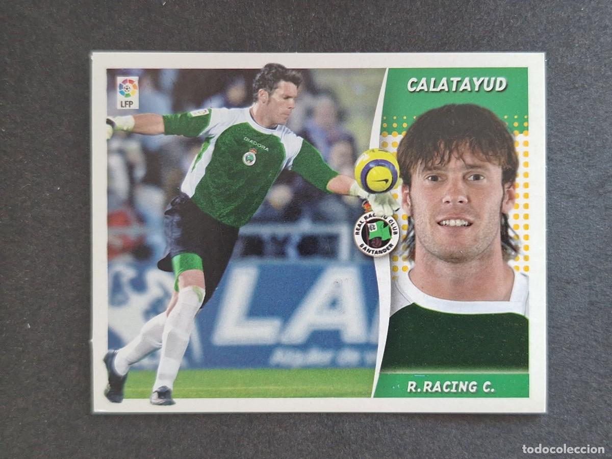 Football Stickers: L6 CALATAYUD RACING DE SANTANDER COLOCA LIGA ESTE 2006 2007 06 07 NUNCA PEGADO SIN PEGAR