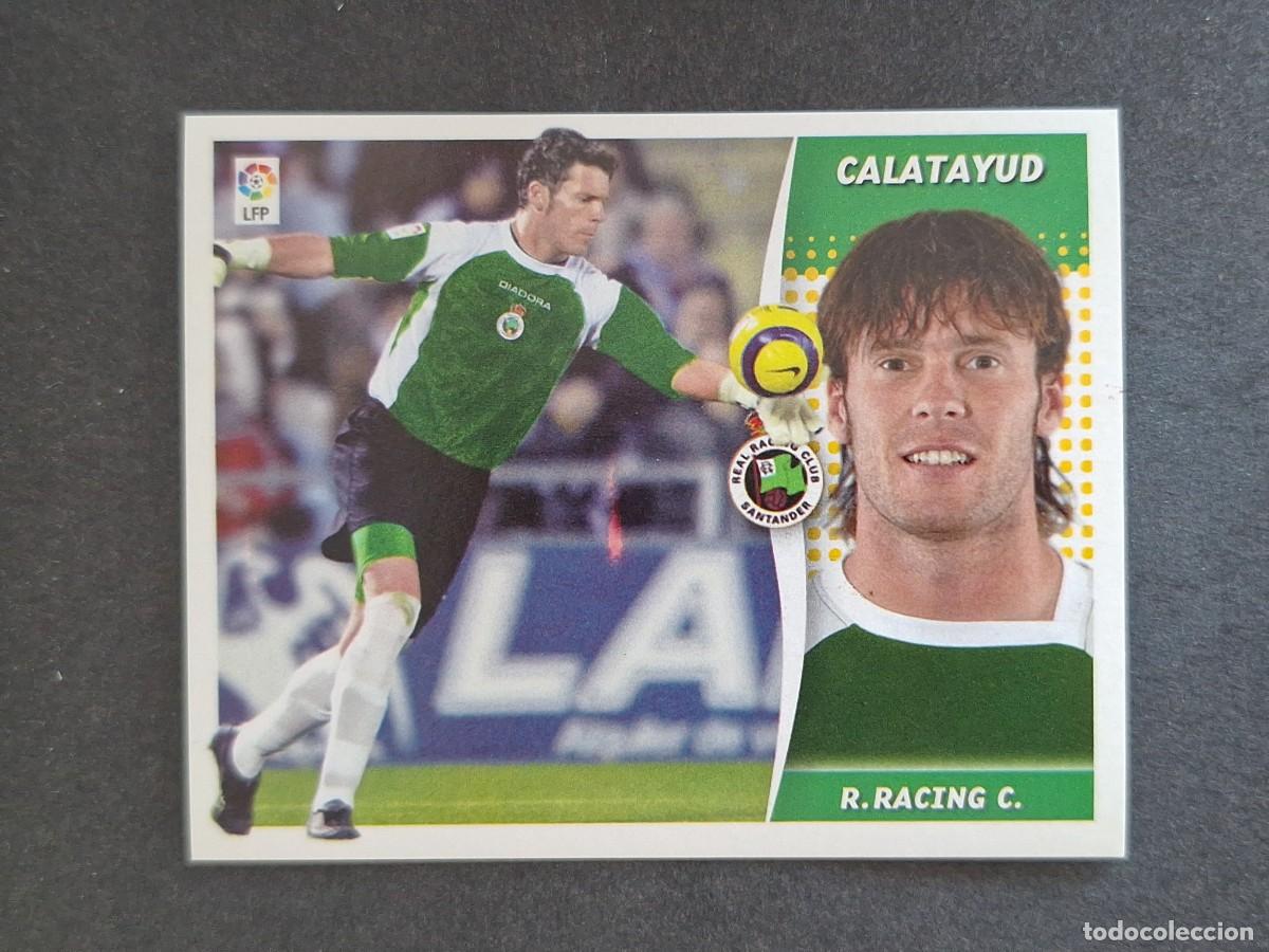 Football Stickers: L6 CALATAYUD RACING DE SANTANDER COLOCA LIGA ESTE 2006 2007 06 07 NUNCA PEGADO SIN PEGAR