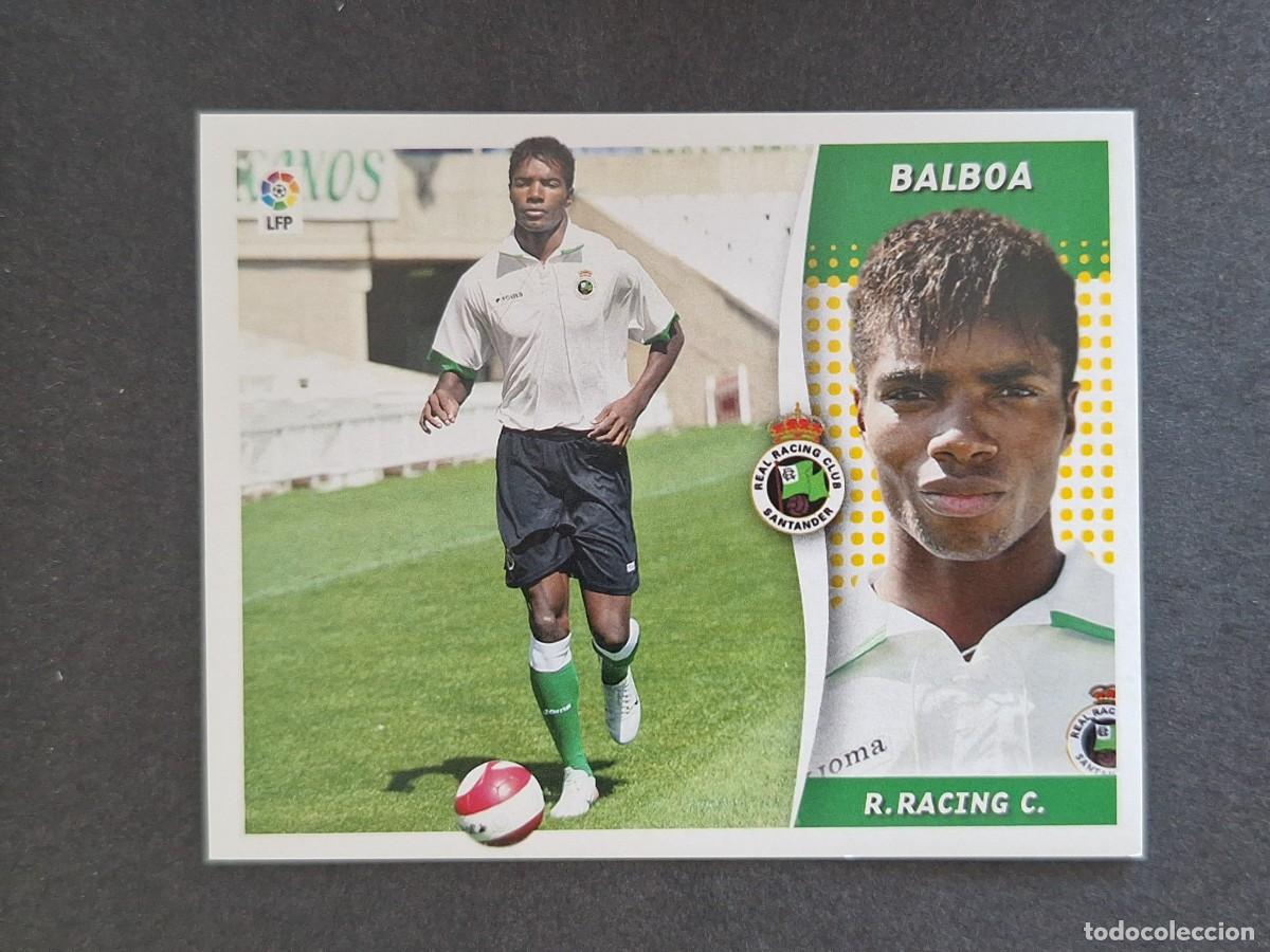 Cromos de f&uacute;tbol: L6 BALBOA RACING DE SANTANDER COLOCA LIGA ESTE 2006 2007 06 07 NUNCA PEGADO SIN PEGAR