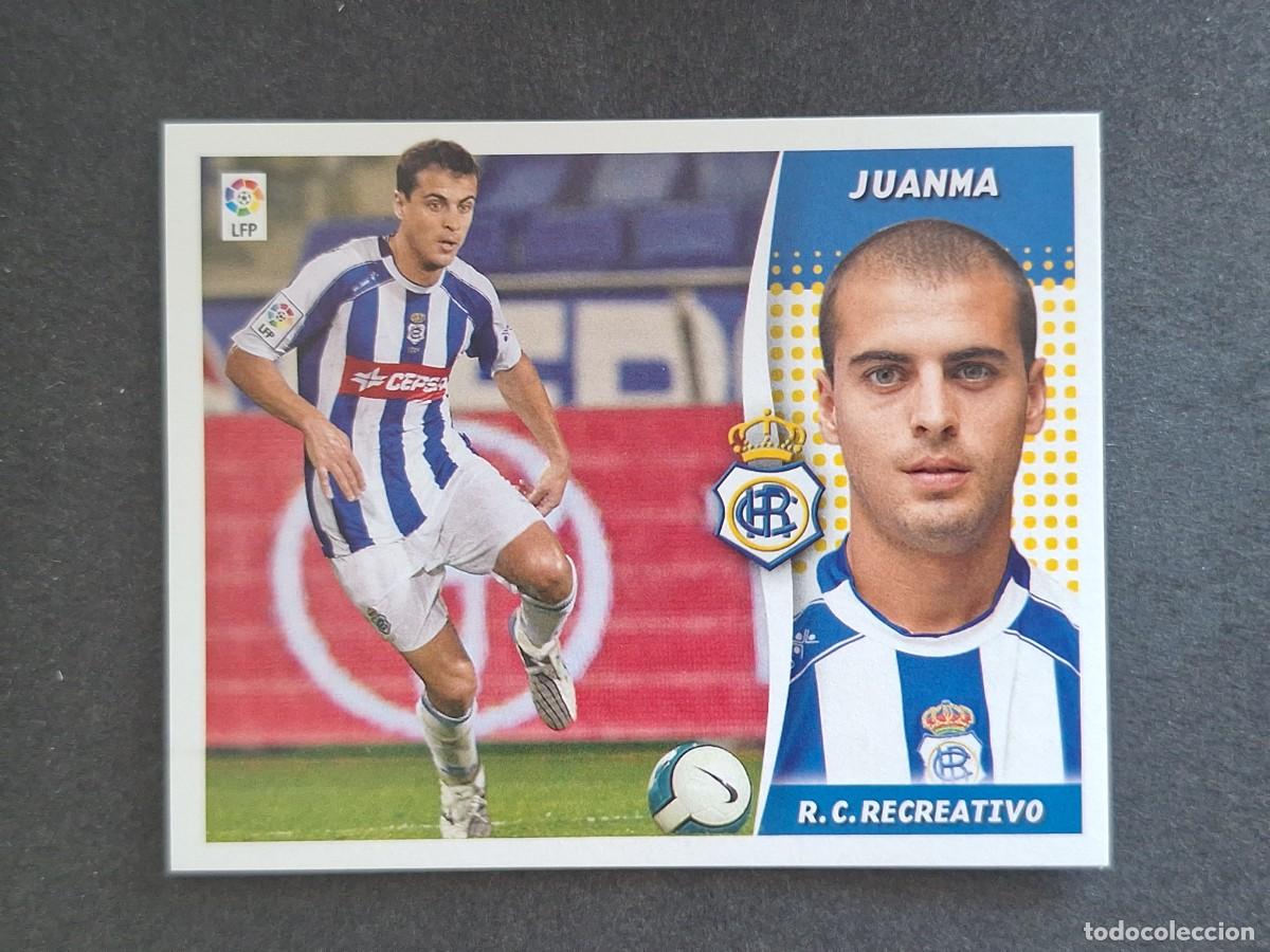 Cromos de f&uacute;tbol: L6 JUANMA RECREATIVO DE HUELVA COLOCA LIGA ESTE 2006 2007 06 07 NUNCA PEGADO SIN PEGAR