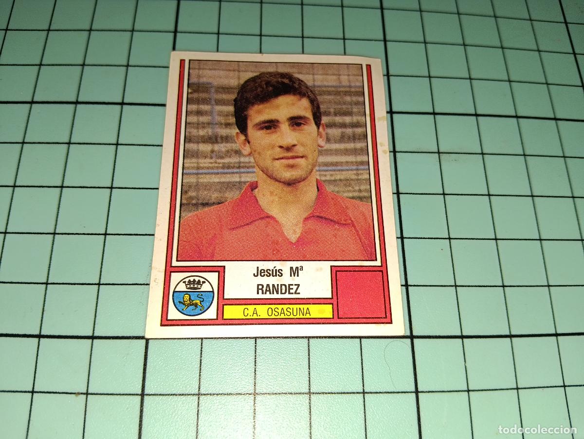 Cromos de f&uacute;tbol: Cromo de Futbol Jes&uacute;s M Randez Osasuna 1983 Panrico