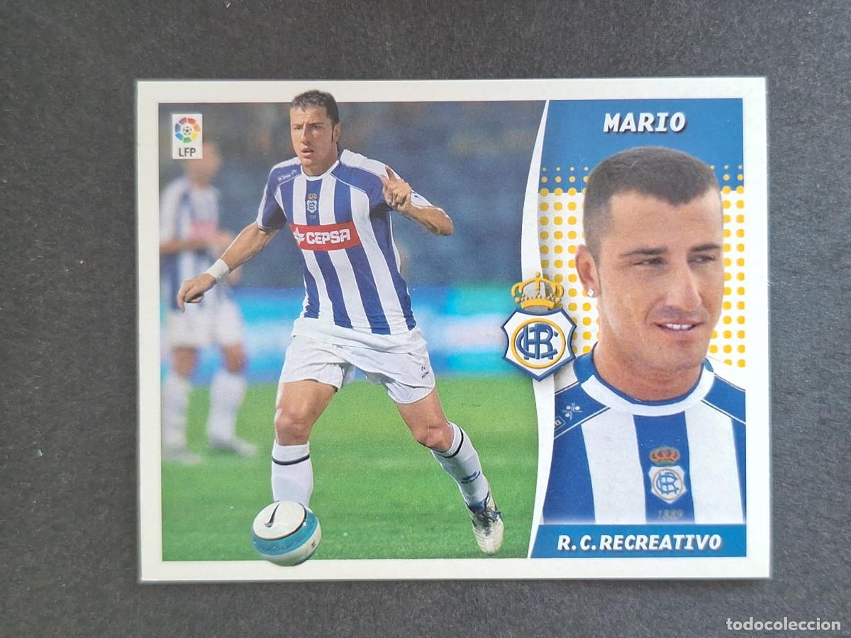 Cromos de f&uacute;tbol: L6 MARIO RECREATIVO DE HUELVA COLOCA LIGA ESTE 2006 2007 06 07 NUNCA PEGADO SIN PEGAR