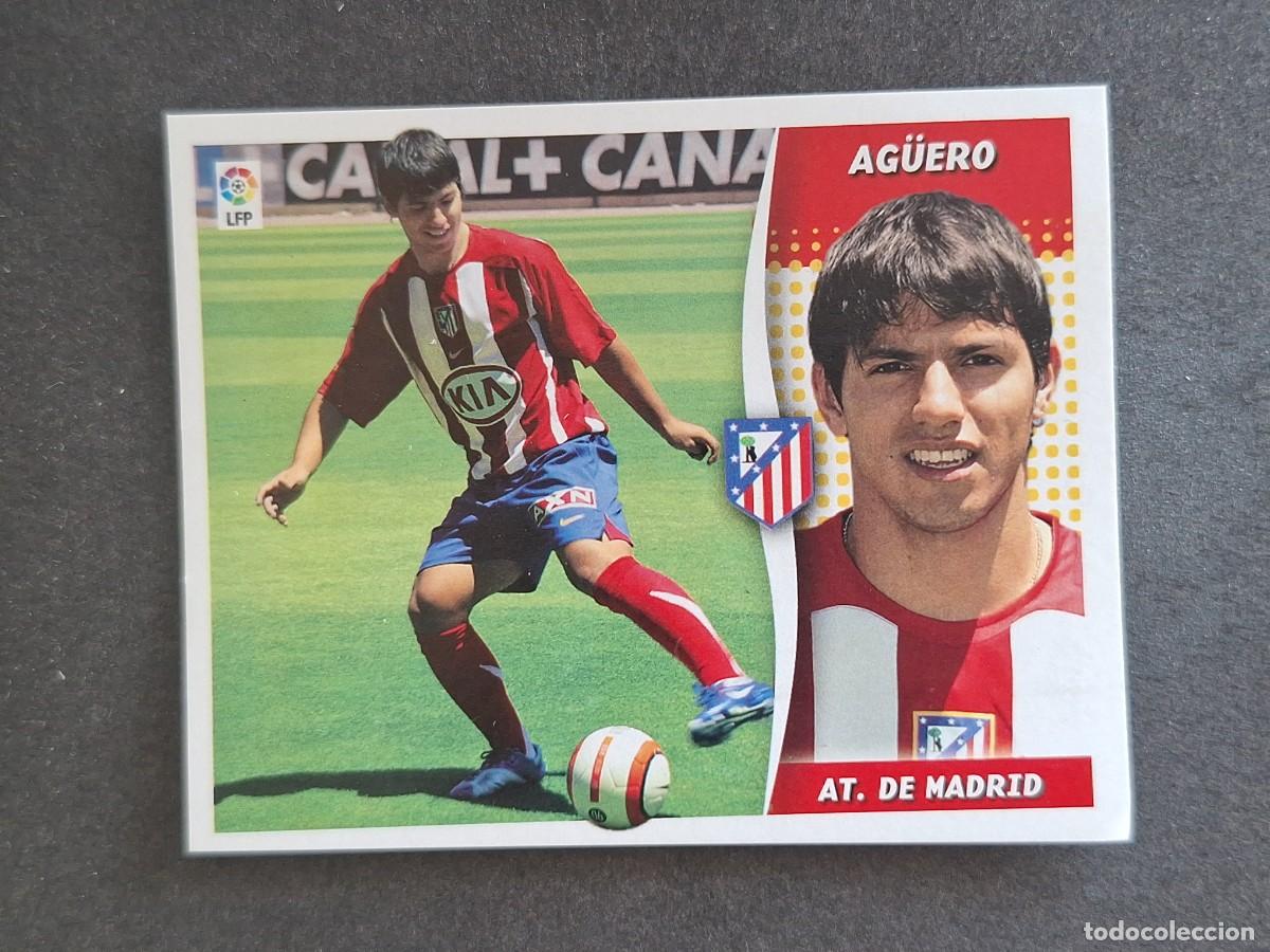 Football Stickers: L6 AG&Uuml;ERO ATLETICO DE MADRID FICHAJE 1 LIGA ESTE 2006 2007 06 07 NUNCA PEGADO SIN PEGAR