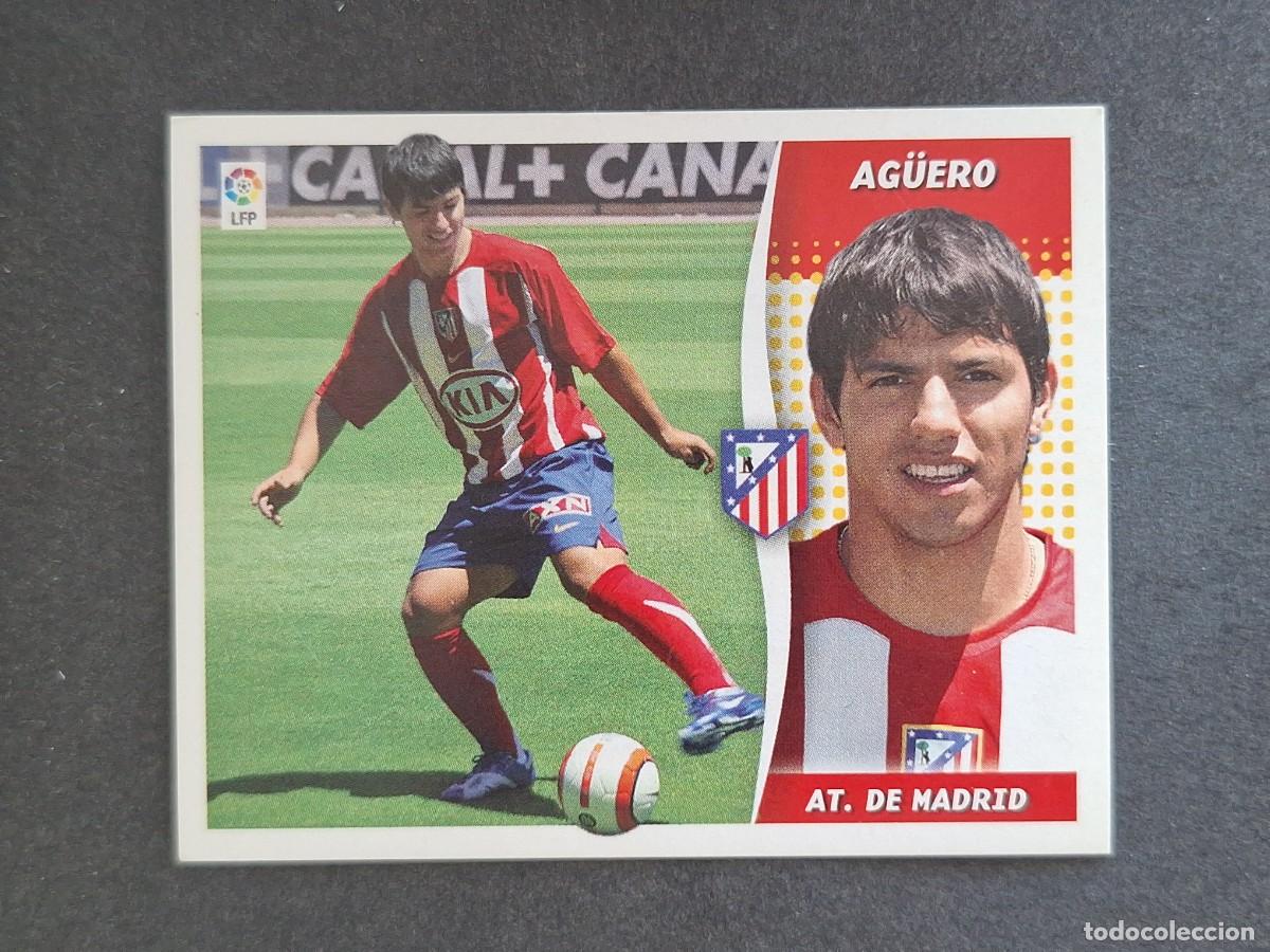 Football Stickers: L6 AG&Uuml;ERO ATLETICO DE MADRID FICHAJE 1 LIGA ESTE 2006 2007 06 07 NUNCA PEGADO SIN PEGAR