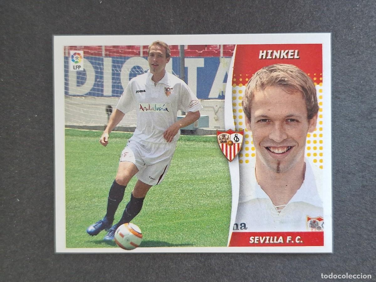 Cartes &agrave; collectionner de Football: L6 HINKEL SEVILLA F. C. FICHAJE 3 LIGA ESTE 2006 2007 06 07 NUNCA PEGADO SIN PEGAR