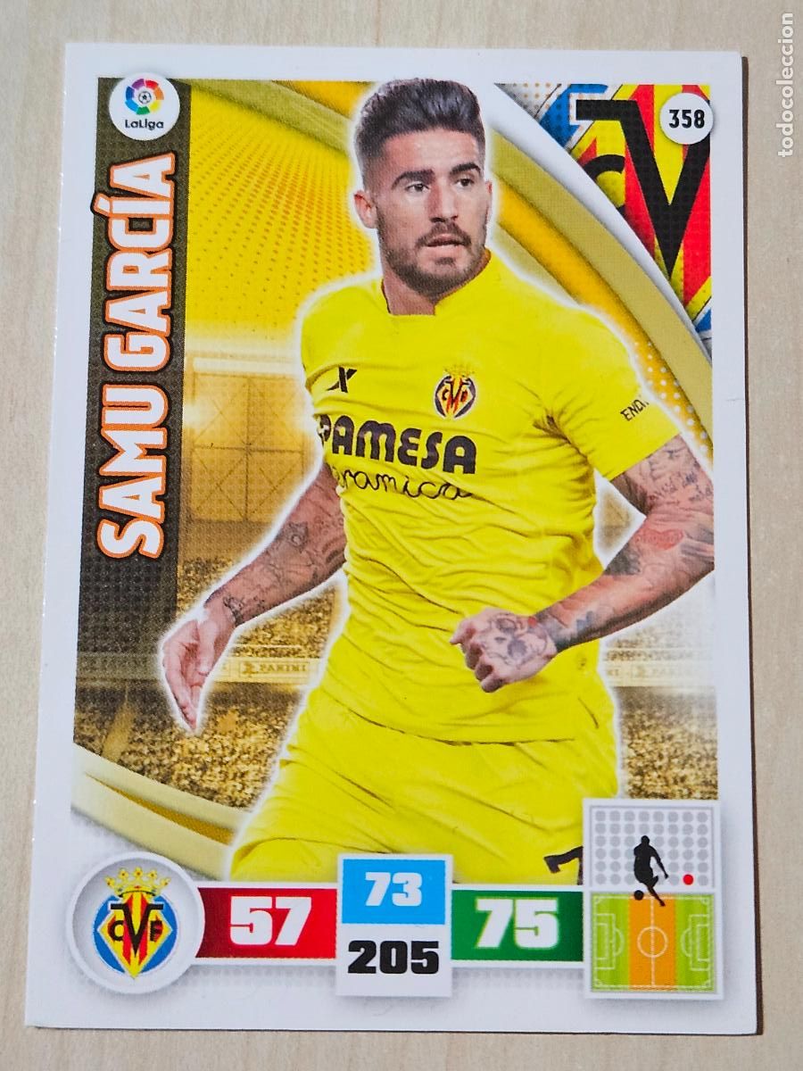 Cartes &agrave; collectionner de Football: FICHA N&ordm; 358 SAMU GARCIA - ADRENALYN 15 16 - PANINI 2015 -16 - CROMO - VILLARREAL