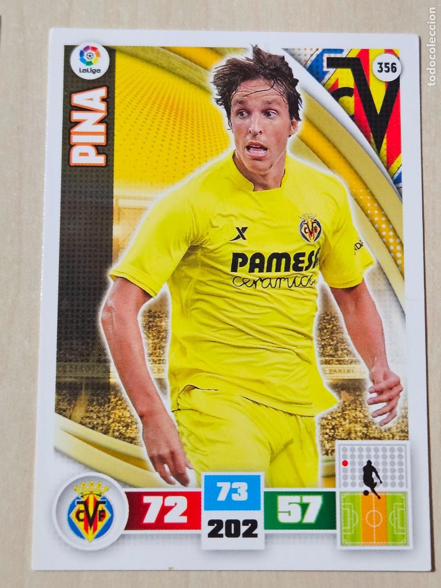 Cromos de f&uacute;tbol: FICHA N&ordm; 356 PINA - ADRENALYN 15 16 - PANINI 2015 -16 - CROMO - VILLARREAL